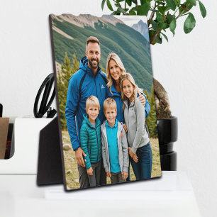 Custom 1 Photo Family Plaque