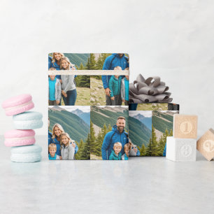Custom 1 Photo Family  Wrapping Paper