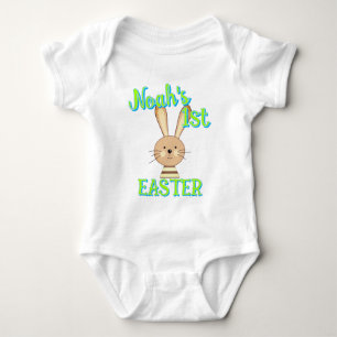 Custom 1st EASTER Happy Bunny Toddler Baby Outfit Baby Bodysuit