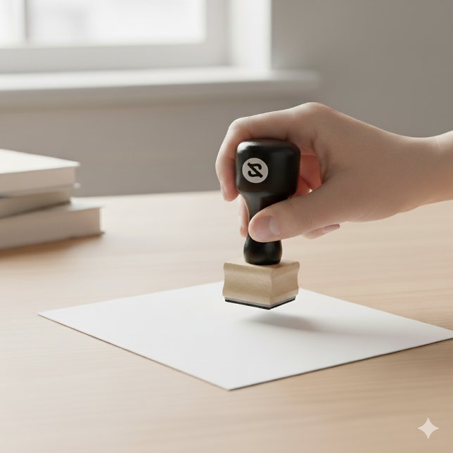 Custom 1x1 Inch Wood Stamp Designed for Your Style (Creator Uploaded)