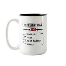 Custom 2024 Retirement Plan Mug