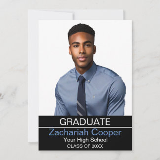 Custom 2026 Graduate African American Announcement