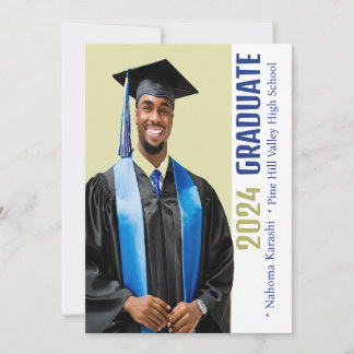 Custom 2026 Male or Female Graduation Announcement