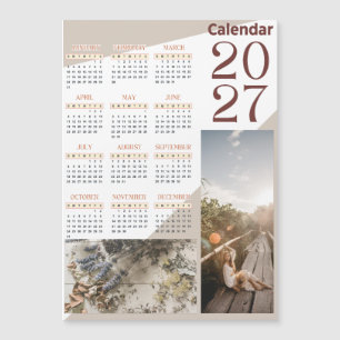 Custom 2027 Personal Picture Wall calendar