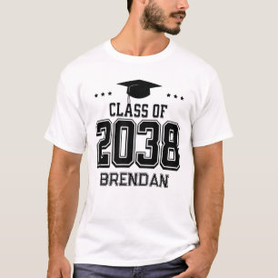 Custom 2038 Back-to-School Handprint Keepsake  T-Shirt