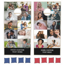 Custom 20 Family Photo Collage Personalised Text 