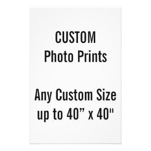 Custom 20" x 30" Photo Print US Frame Size