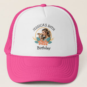 Custom 20th 30th 40th 50th 60th 70 Birthday Squad  Trucker Hat