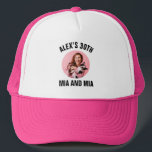 Custom 20th 30th 40th 50th 60th 70 Birthday Squad Trucker Hat<br><div class="desc">Custom Turning 20th 30th 40th Birthday Crew Squad Trucker Hat</div>