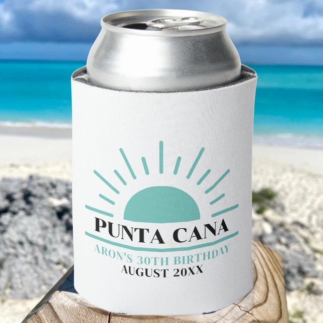 Custom 20th 30th 40th Birthday Squad Trip Cruise Can Cooler (Creator Uploaded)