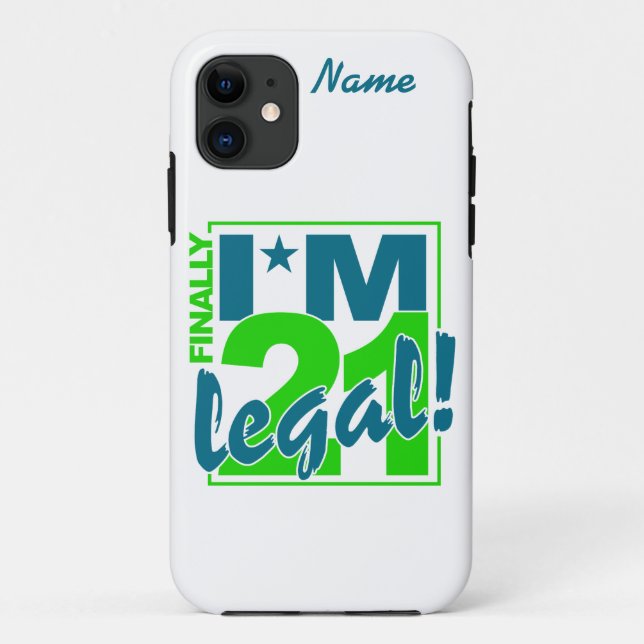 Custom 21 & Legal iPhone Case-Mate Case (Back)
