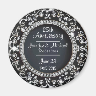 Custom 25th Anniversary Magnet