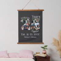 Custom 25th wedding anniversary photo collage