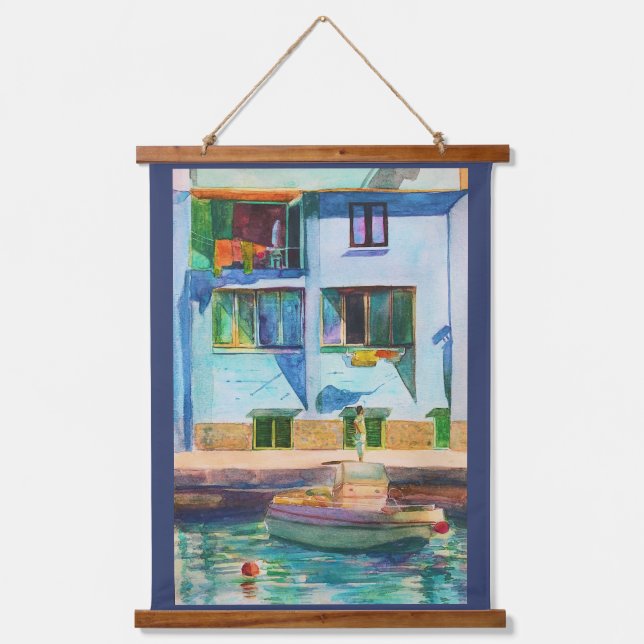 Custom 26"x36" Vertical (Portrait), One Panel Hanging Tapestry (Front)