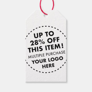 Custom 28% OFF Bulk Buy Discount Red Twine White Gift Tags