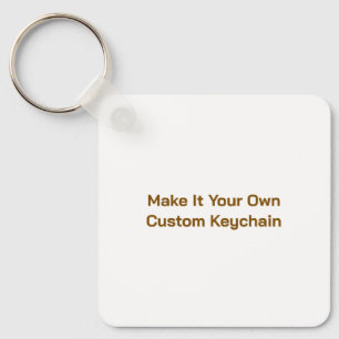 Custom 2.25” x 2.25" key ring