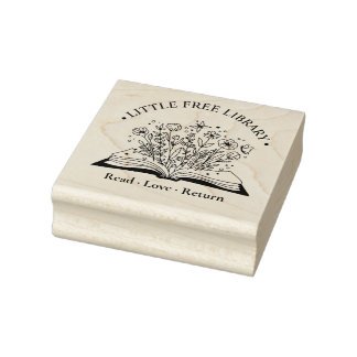 Custom 2.5" x 2.5" Rubber Stamp, Ink Pad Colour =  Rubber Stamp