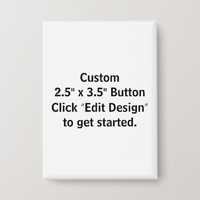 Custom 2.5" x 3.5" Rectangle Pin/ (Front)