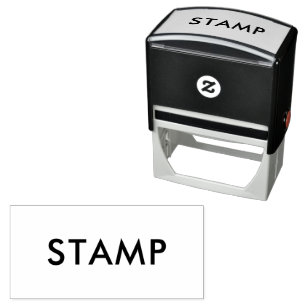 Custom 2.9" x 1.4" self-inking stamp