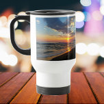 Custom 2 Photo Personalized Travel Mug<br><div class="desc">Upload two photos, and easily create your personalized travel mug. Click CUSTOMIZE FURTHER to add a text line. You can TRANSFER this DESIGN on other Zazzle products and adjust it to fit most of the Zazzle items. Standard Studio designs are made in high-resolution vector graphics for a professional print. Thank...</div>