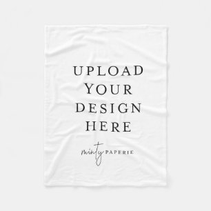 Custom 30" x 40" Fleece Blanket, Small Blanket