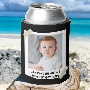 Custom 30th 40th 50th 60th 70 Birthday Party Favou Can Cooler