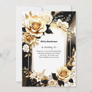 Custom 30th Birthday Invitation