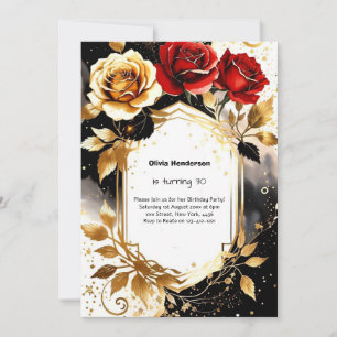 Custom 30th Birthday Invitation