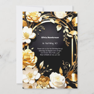 Custom 30th Birthday Invitation