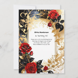 Custom 30th Birthday Invitation