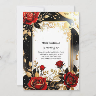 Custom 30th Birthday Invitation