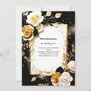 Custom 30th Birthday Invitation