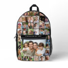 Custom 35 Photo Collage Black Printed