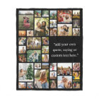 Custom 36 Photo Collage With Quote