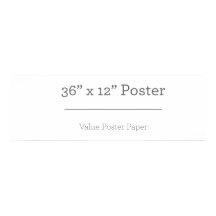 Custom 36 x 12 Poster