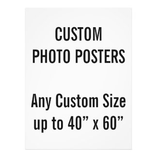 Custom 36" x 48" Photo Poster, up to 40” x 60” Print