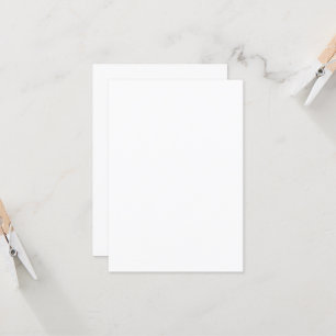 Custom 3.5" x 5" Semi-Gloss   High-Quality Invitation