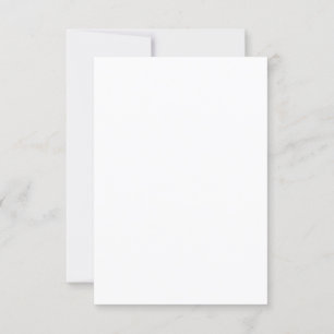 Custom 3.5" x 5" Semi-Gloss High-Quality Invitation