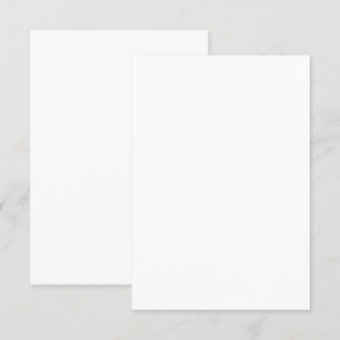 Custom 3.5" x 5" Semi-Gloss High-Quality Invitation