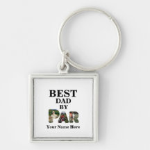 Custom 3 letter shape photo Best dad by par