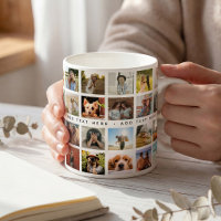 Custom 40 x Photo Collage & Text Gift