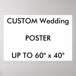 Custom 48" x 32" Poster THICK Landscape