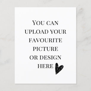 Custom 4.5" x 5.6" medium size flyer