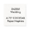 Custom 4.75" COCKTAIL Disposable Paper Napkins