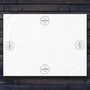 Custom 4 Circle Logo Company Business Restaurant Tablecloth
