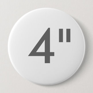 Custom 4" Inch Huge Round Badge Blank Template