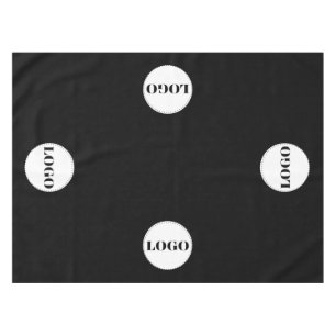 Custom 4 Logo Company Business Restaurant Promo  Tablecloth