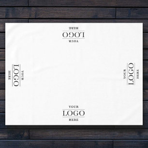 Custom 4 Logo Company Business Restaurant Promo Tablecloth