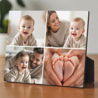 Custom 4 Photo Collage Cute Baby 