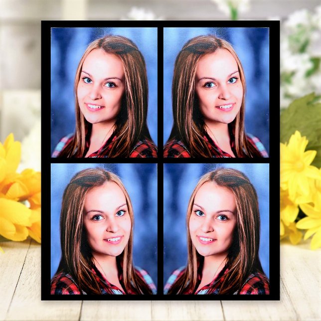 Custom 4 Photo Collage Personalized Tapestry (Creator Uploaded)